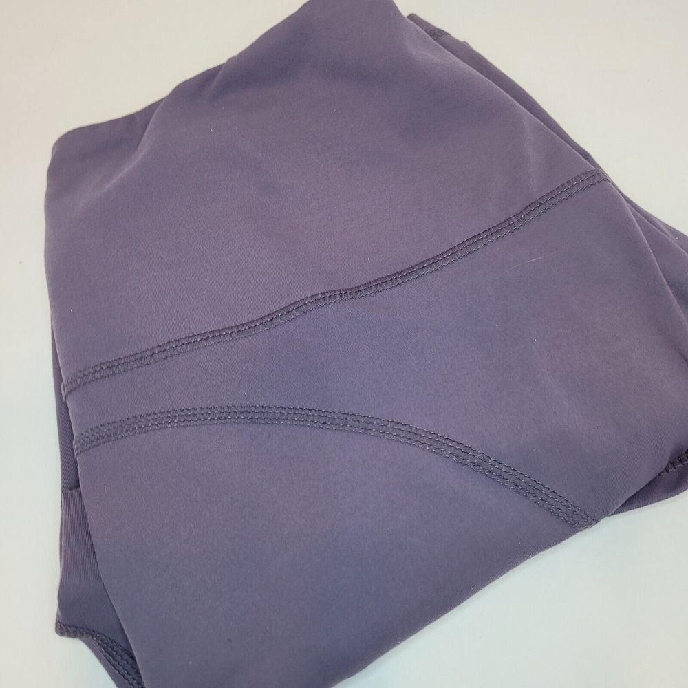 Yogalicious Lux Leggings Womens Small Purple Excellent High Rise Cropped Pockets